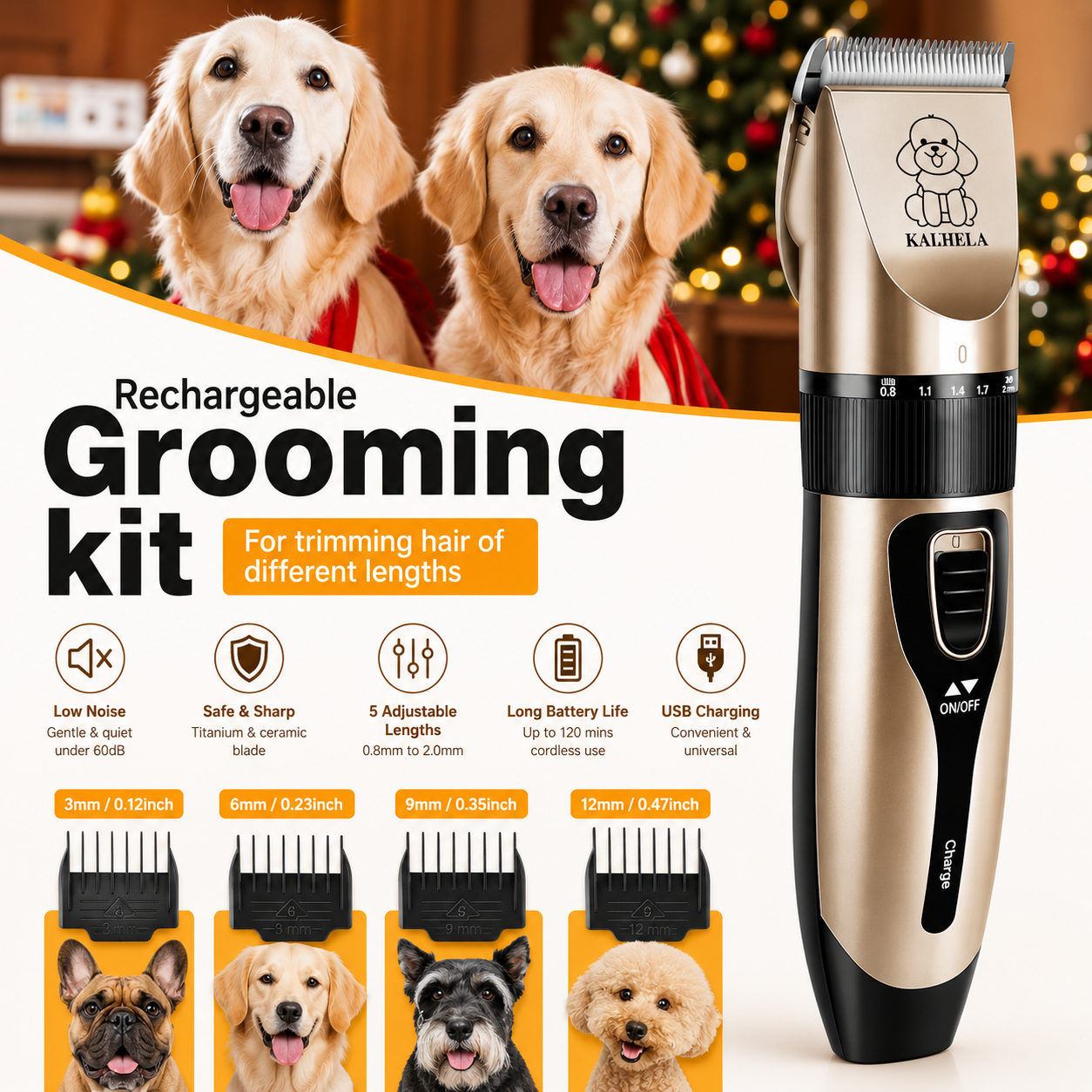 Pet grooming kit