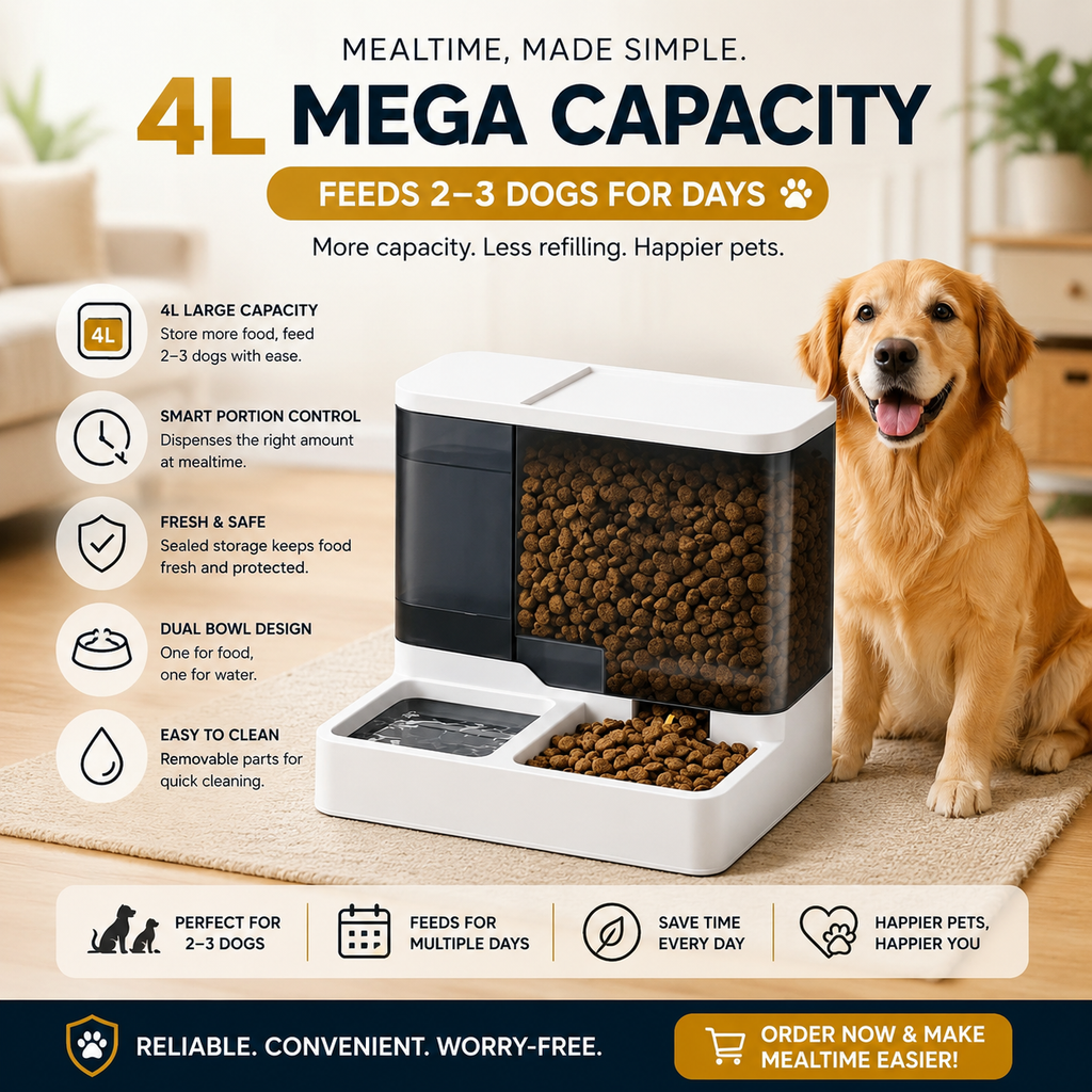 Gravity Auto Feeder & Water Station