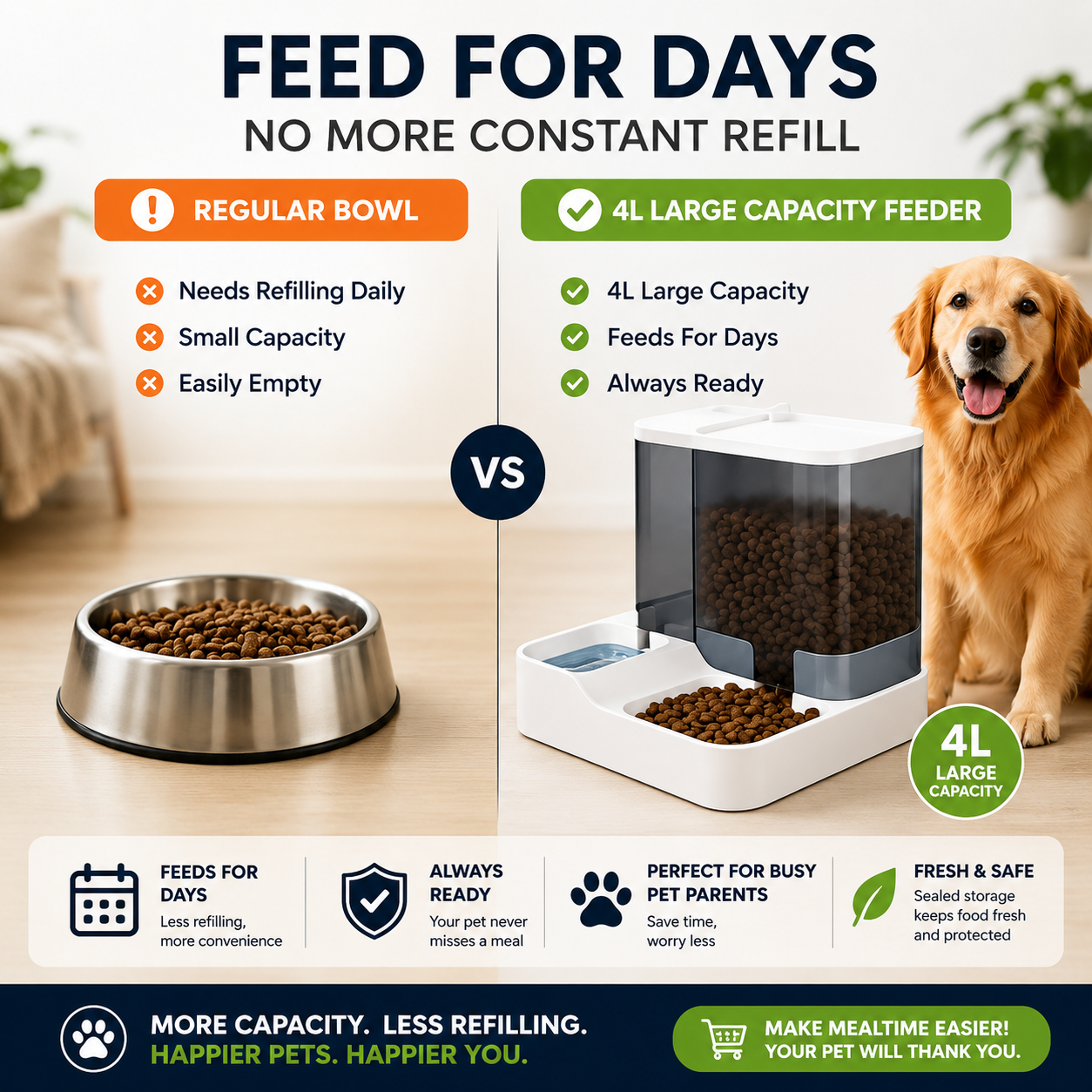 Gravity Auto Feeder & Water Station