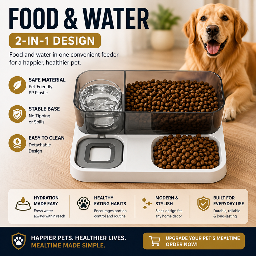 Gravity Auto Feeder & Water Station