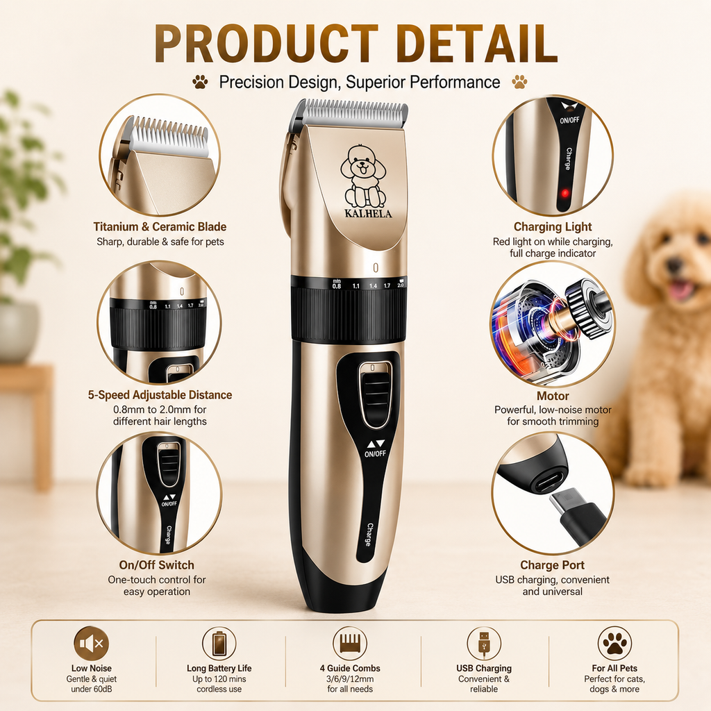 Pet grooming kit